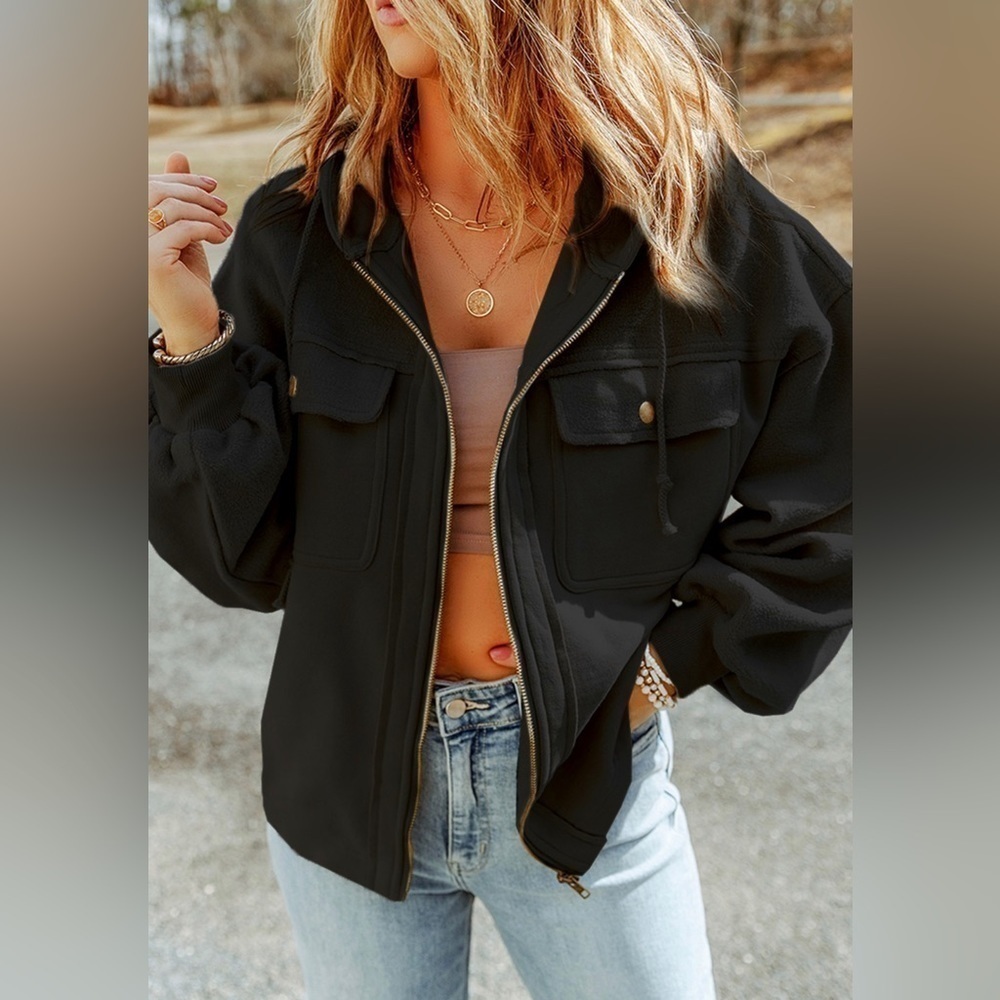 Black Zip Jacket